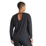All In Motion Womens Leggings-Friendly Long Sleeve Top 90612561 Black XS