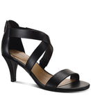 Style & Co. Womens Paysonn Criss-Cross Front Kitten Heels 10003086600 Black 8M