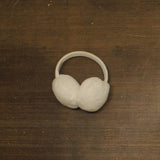 Fuzzy Faux Fur Earmuffs White