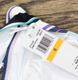 Anne Cole Barcode Stripe Halter Bikini Top Swim Barcode Stripe Blue Multi S