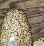A New Day Womens Sammie Shoes Sequin Ballet Flats 94685489 Gold Yellow 9M