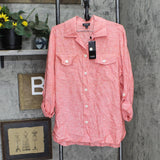 Jones New York Women's Shacket Button Up Jacket with Rolled Tab 10835460