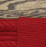 Style & Co. Womens Solid Cable Knit Beanie Pom Pom SC1542501 Red
