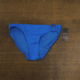 Lauren Ralph Lauren Beach Club Solid Macrame Ring Bottom Bikini Electric Blue 8