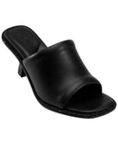 DKNY Womens Block Reading Slide Sandals K1533201 Black 9M