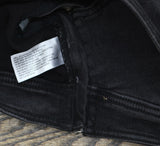 Wild Fable Womens Cropped Denim Vest 89452627 Black Wash M