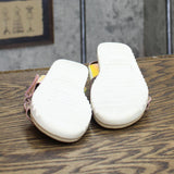 Cat & Jack Toddler Girls Shiny Sandals 166cd692141be3 Rainbow Multicolor 8T