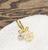 A New Day Pearl Embellished Beret Hat Textured 94482942 White FM