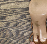 Steve Madden Womens Tia Bracelet Stiletto Heels TIA04S1 Caramel Brown 8.5M