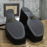 Wild Fable Ronnie Strappy Platform Wedge Heels Memory Foam Insole Black 9.5M