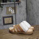 Easy Spirit Melinna Womens Strappy Slip On Sandal SEMELINNA3 Medium Brown 7M