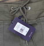 NYDJ Womens Petite Drawstring Cargo Shorts PMST8169-313 Most Green 14P