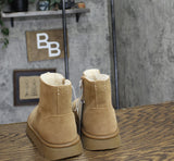 Universal Thread Womens May Faux Suede Booties 91791701 Tan Brown 6M