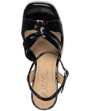 Wild Pair Womens Laviniaa Platform Sandals 10020641100 Black Smooth 6M