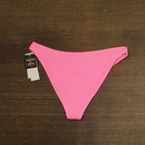 Salt + Cove Juniors Wavy V-Front Hipster Bottoms Swim Bright Rose Pink S