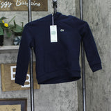 Lacoste Big Boys Core Fleece Pullover Hoodie 947028L Navy Blue 7