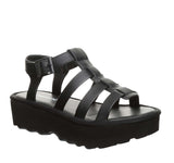 Bearpaw High Seas Womens Platform Buckle Sandals 1009136654 Black 9M