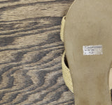 DV Dolce Vita Womens Geeya Flat Slide Sandal GEEYA Natural Brown 8M