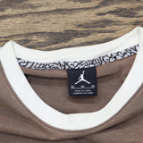 Jordan Boys Youth Air Pocket Colorblock T-Shirt Tee Brown Multi M