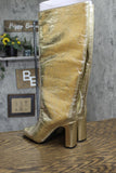 A New Day Womens Diva Stovepipe Tall Boots 90974902 Gold Yellow 6M