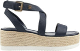 Bandolino Womens Major 3 Platform Sandals BNMAJOR3 New Luxe Navy Blue 7.5M