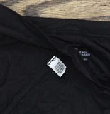 Cuddl Duds Womens Smooth Stretch Thermal Scoop Neck Knit Long Sleeve Top Black L