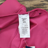 Reebok Womens Padded Workout Ready Sports Bra HI6919 Pink / White 2XL