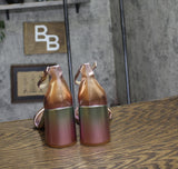 Kenneth Cole New York Block Heel Luisa Wedge Sandal Rose Gold Multi Pink 7M