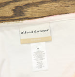 Alfred Dunner 3/4 Sleeve Crochet Overlay Knit Top White Multi 1X