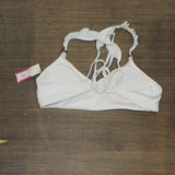 Xhilaration Juniors' Ruffle Strap Bralette Bikini Top 78784734 White XL