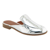 Aerosoles Womens Wilda Mule  Faux Leather WILDA Silver Mirror Gray 8M