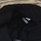 Karl Lagerfeld Paris Womens Lace-Trim Sweater Tank Top Black / Soft White XL