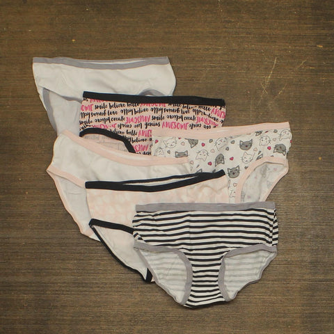 Maidenform Little Girls 6-Pk. Cat-Print Cotton Hipster Underwear Multicolor 4