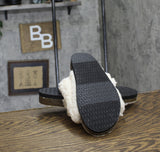 Auden Womens Jane Two Band Buckle Slide Slippers 91308535 Cream Off White 9M