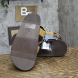 Universal Thread Criss Cross Gemstone Studded Sandals Brown Multi / Black 9.5M