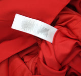 Adrianna Papell Surplice Sleeveless Knit Crepe Ruffle Jumpsuit Super Red 2