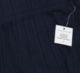 Tommy Hilfiger Womens Short Sleeve Ribbed Pajama Pants Sky Capital Blue M