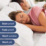 CGK Linens Comfy Breathable 4-Piece Sheet Set Antique White King