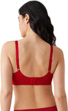 Wacoal Plus Size Retro Chic Full Figure Underwire Bra Barbados Cherry Red 38DD