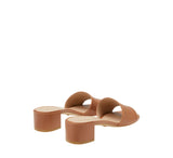 Stuart Weitzman Womens Cayman Block Heel Sandal SE013 Tan Brown 7B