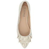 Journee Collection Judy Slip On Pointed Toe Ballet Dress Flats Gold Yellow 7.5M