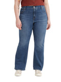 Levi's 726 High Rise Flare Womens Jeans Button Fly Take a Walk Blue 22W