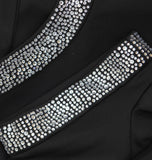Calvin Klein Womens Embellished Short-Sleeve A Line Dress CD4M2EA5 Black 16