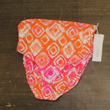 Anne Cole Womens High Waist Shirred Bikini Swim Bottom 25MB36010 Tie Dye Pink L