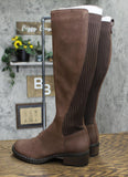 Gentle Souls by Kenneth Cole Women's Best Chelsea Tall Knee High Boot Brown 5M