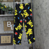 Pokemon Boys Pikachu Fleece Pajama Pants Black Multi 10
