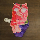Tommy Bahama Artist Series High Neck One Piece Swimsuit Touch of Pink Multi 8