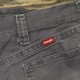 Wrangler Mens Denim Work Shorts Gray 42