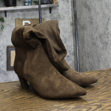 A New Day Womens Raye Tall Dress Boots 88375205 Dark Brown 9.5M
