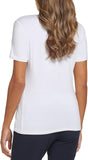 Tommy Hilfiger Women's Rhinestone Logo Graphic Tee H27TJ052